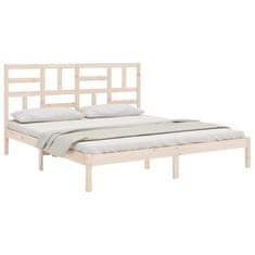 Vidaxl Posteljni okvir iz trdnega lesa 180x200 cm 6FT