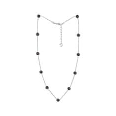 JwL Luxury Pearls Ogrlica iz nežnih 11 pravih črnih biserov JL0752