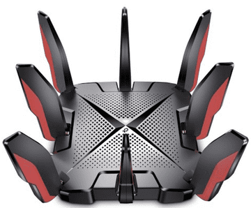 TP-Link Archer GX90 AX6600 brezžični usmerjevalnik, Tri Band Gigabit, Wi-Fi 6, črn/rdeč
