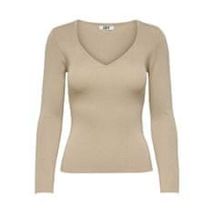 Jacqueline de Yong Ženski pulover JDYCIRKELINE LIFE 15266064 Cement (Velikost XL)