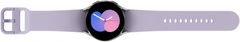 Samsung Galaxy Watch5 (SM-R900) pametna ura, 40 mm, BT, srebrna, vijoličen pašček