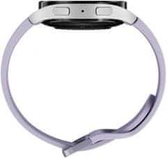 Samsung Galaxy Watch5 (SM-R900) pametna ura, 40 mm, BT, srebrna, vijoličen pašček