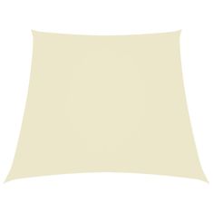 Vidaxl Senčno jadro oksford blago trapez 2/4x3 m krem