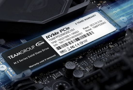 TeamGroup MP33 PRO SSD disk, 512GB, PCIE NVME (TM8FPD512G0C101