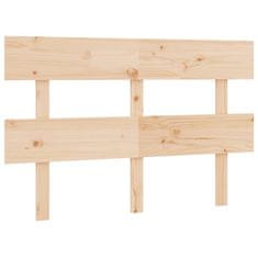 Vidaxl Posteljno vzglavje 138x3x81 cm trdna borovina