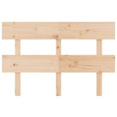 Vidaxl Posteljno vzglavje 138x3x81 cm trdna borovina