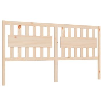 Vidaxl Posteljno vzglavje 125,5x4x100 cm trdna borovina