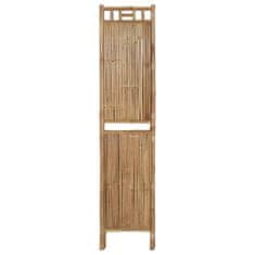 shumee Paravan 3-delni iz bambusa 120x180 cm