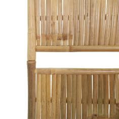 Vidaxl Paravan 5-delni iz bambusa 200x180 cm