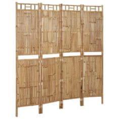 Greatstore 4-panelno bambusovo platno, 160 x 180 cm