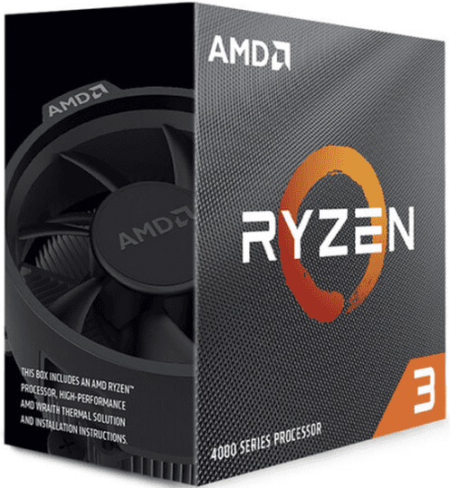 AMD Ryzen 3 4100, 3.8/4,0GHz, 4MB, AM4, Wraith Stealth hladilnik (100-100000510BOX)
