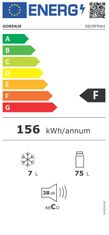 Gorenje RB39FPW4 hladilnik z zamrzovalnikom