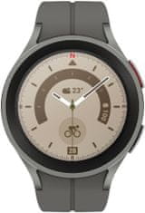 Samsung Galaxy Watch5 Pro (SM-R920) pametna ura, 45 mm, BT, siv titan