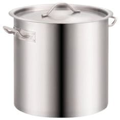 Vidaxl Lonci za juho 2 kosa 71/36 L nerjaveče jeklo