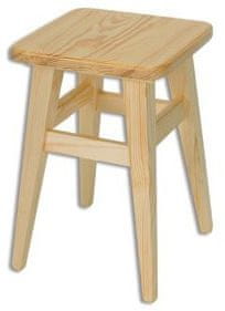 eoshop Stol KT248 iz masivnega lesa (barva lesa: bor)