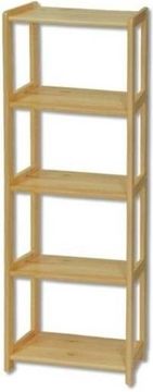 eoshop Regál RG123 iz masivnega lesa - širina 40 cm (barva lesa: oreh)