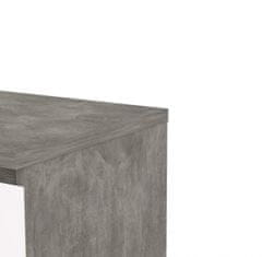 eoshop Nočna omarica Preprostost 238 beton/bela sijaj