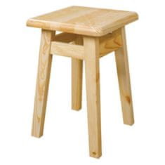 eoshop Lesen stolček KT248, h45, bor (Barva lesa: Naravno (lakirano))