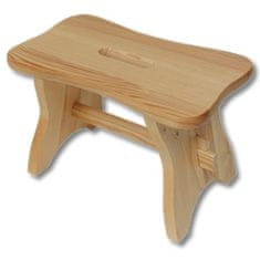 eoshop Leseni stolček KT256, v25, bor (barva lesa: hrast)
