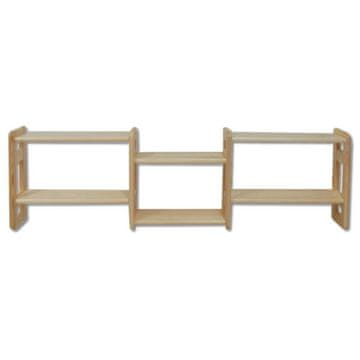 eoshop Polica PK103, 44x19, bor (barva lesa: oreh, širina: 150)