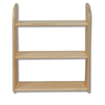 eoshop Polica PK111, 60x68x19, bor (barva lesa: oreh)