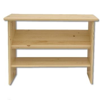 eoshop Stojalo za čevlje SB130, 79x62x29, bor (barva lesa: jelša)
