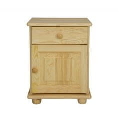 eoshop Nočna omarica SN101, 42x55x35, bor (barva lesa: hrast)