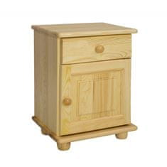 eoshop Nočna omarica SN101, 42x55x35, bor (barva lesa: hrast)