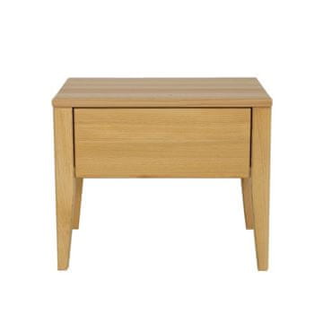 eoshop Nočna omarica SN130, 50x41x35, bukev (barva lesa: beljena)