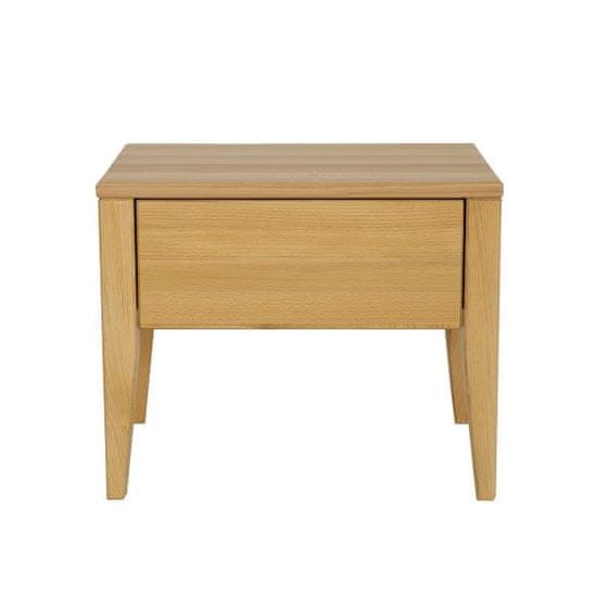 eoshop Nočna omarica SN130, 50x41x35, bukev (barva lesa: Rustikal)