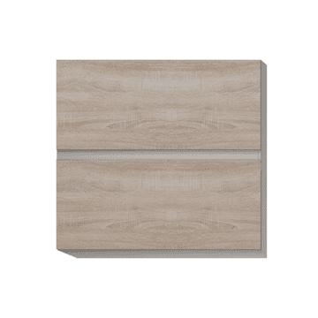 KONDELA Zgornja omara G 60 AT, sonoma hrast/bela, IDLY