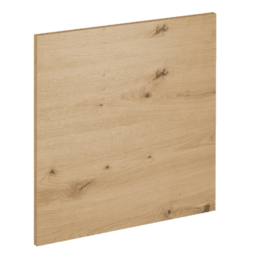 KONDELA Vrata pomivalnega stroja, hrast obrtnik, 59,6x57 cm, LANGEN