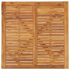 Vidaxl Vrtna miza 110x110x75 cm trden akacijev les