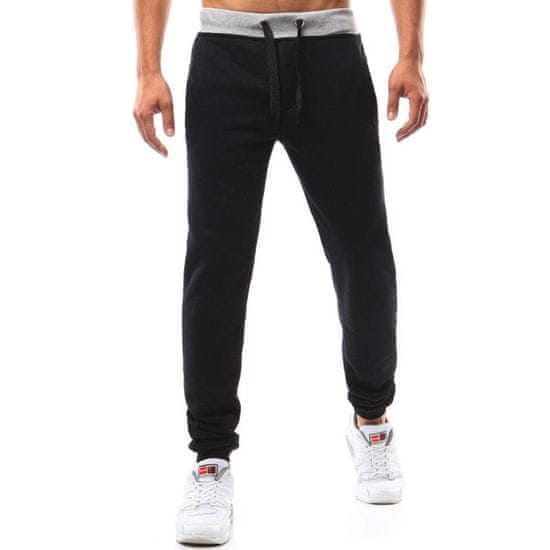 Dstreet Moške jogger hlače črne barve ux2213