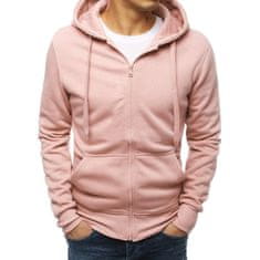 Dstreet Moška majica s kapuco roza barve bx4834 M
