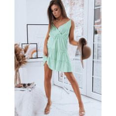 Dstreet Elegantna ženska obleka LECTIC mint ey1566 s40