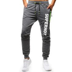 Dstreet SUPERHOT moške športne hlače temno sive ux3520 M