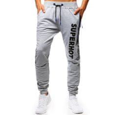 Dstreet SUPERHOT moške športne hlače sive barve ux3521 M