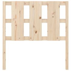 Vidaxl Posteljno vzglavje 95,5x4x100 cm trdna borovina