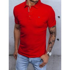 Dstreet Joe rdeča moška polo majica px0517 3XL