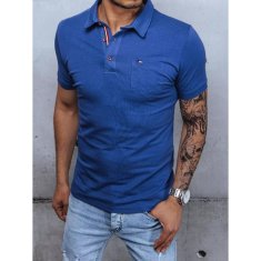 Dstreet Moška polo majica JOE modra px0524 3XL