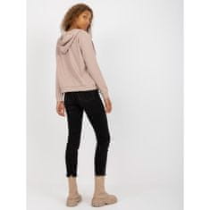 BASIC FEEL GOOD Ženski pulover s kapuco bombaž DAVEN bež B-002.65_389067 M