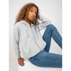 BASIC FEEL GOOD Ženski pulover s kapuco RIA siv B-002.68_389032 XS
