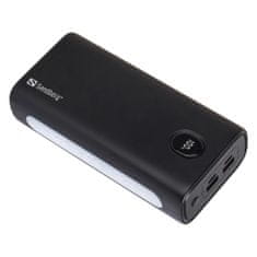 Sandberg prenosna polnilna baterija, USB-C, PD, 20 W, 30000 mAh