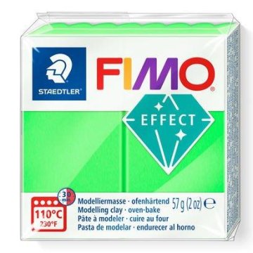 Rayher.	 FIMO Effect Neon 57g , 501 neon green
