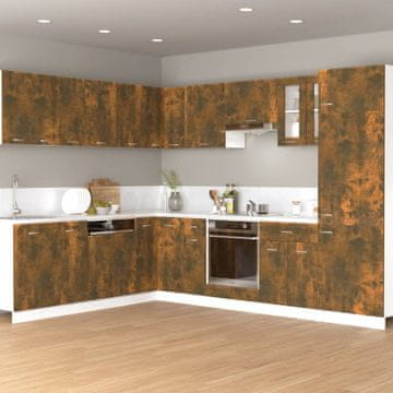 Vidaxl vidaXL Stenska omarica dimljen hrast 60x31x40 cm