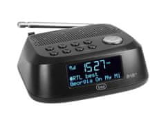 RC 80D4 Radio alarm ura + DAB/DAB+/FM Radio, USB polnilec, črna