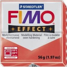 Rayher.	 FIMO Effect polimerna masa 204, transparent, rdeča, 56g