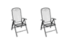 IWHOME Vrtni stol ZWMC-38 temno siva IWH-1010008 nastavljeno 2ks