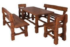 CASARREDO Vrtna klop OM-101 iz masivnega jelševega lesa, 150 cm, izbira barve